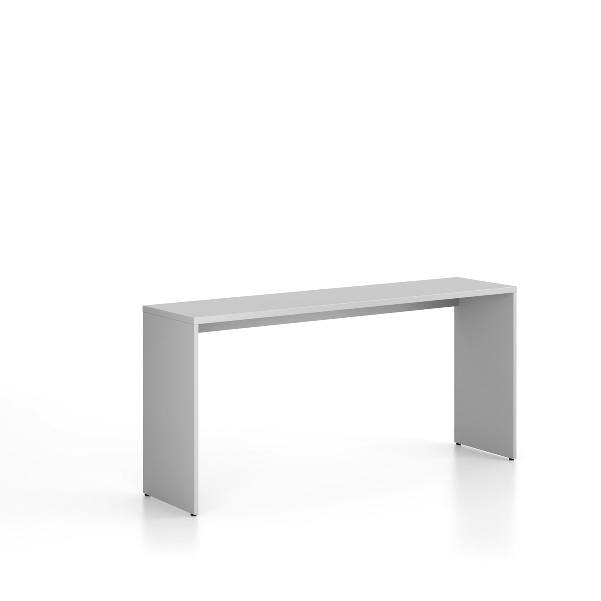 Tischverlängerung FRAME, 1600 x 400 mm, grau