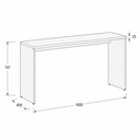 Tischverlängerung FRAME, 160x40 cm, Eiche natur Tischverlängerung FRAME, 160x40 cm, Eiche natur