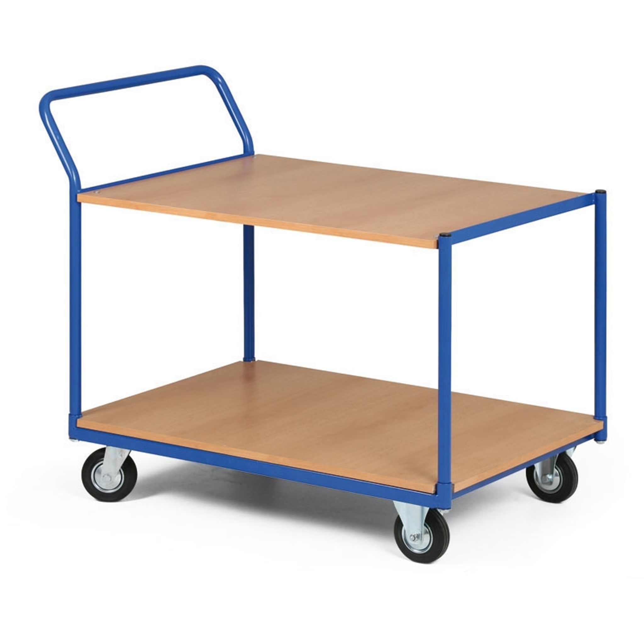 Tischwagen, 2 Holzspan-Etagen, Tragfähigkeit 200 kg