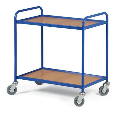 Tischwagen mit 2 Etagen 750 x 420 mm, blau