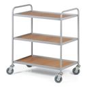 Tischwagen mit 3 Etagen 750 x 420 mm, grau