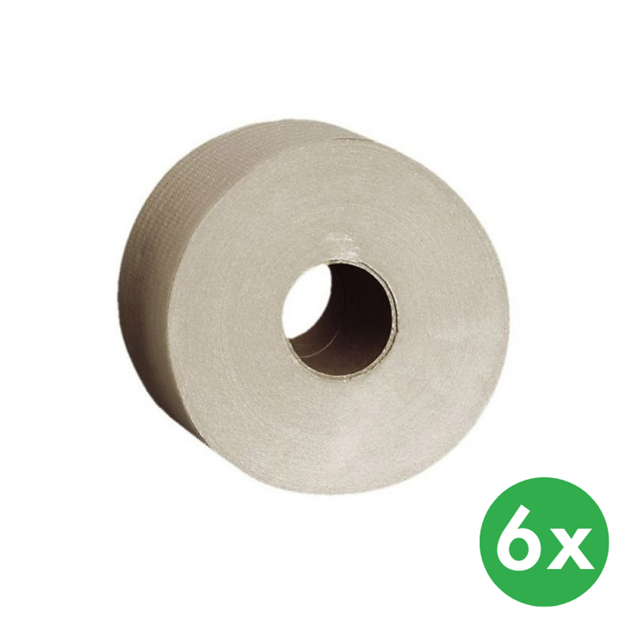 Toilettenpapier, einlagig, natur, Rolle 230 m, 6 Stk