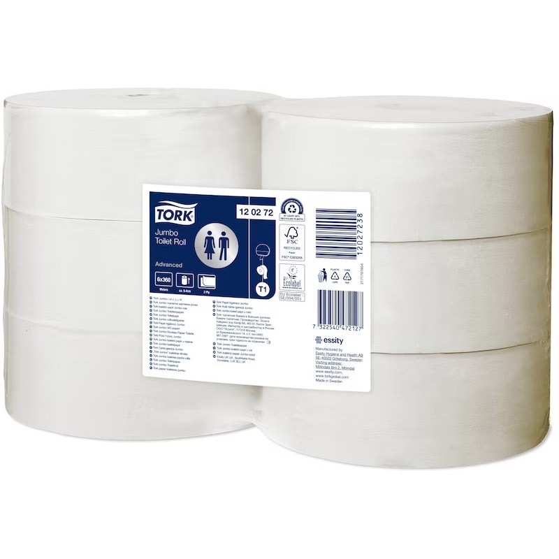 Tork Advanced Toilettenpapier - Jumbo Rolle, Rolle 360 m, 6 Stk 4