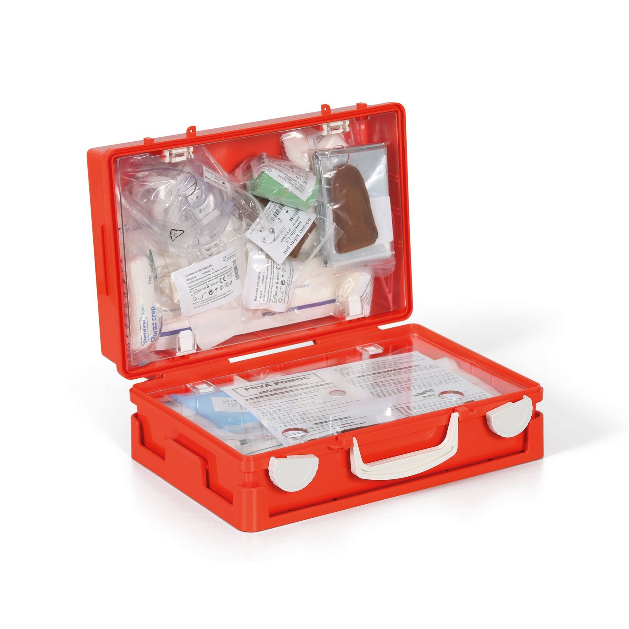 Tragbares Erste-Hilfe-Set an der Wand - Holzproduktion, Metallproduktion - 15 Personen