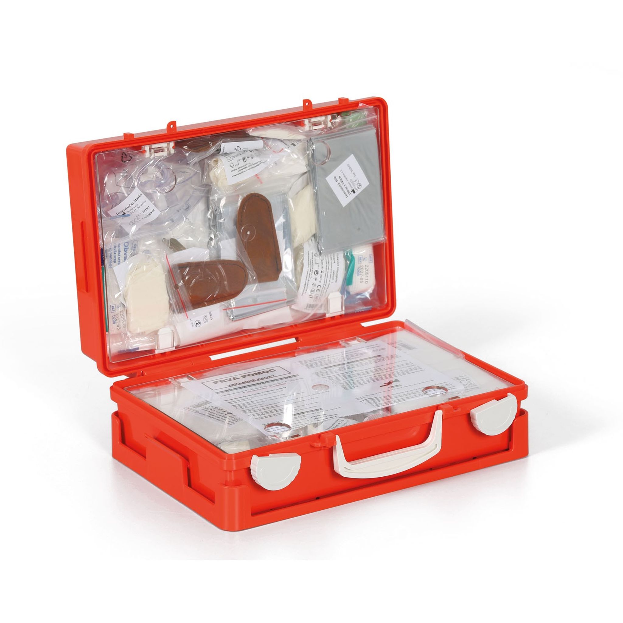 Tragbares Erste-Hilfe-Set an der Wand - Holzproduktion, Metallproduktion - 30 Personen