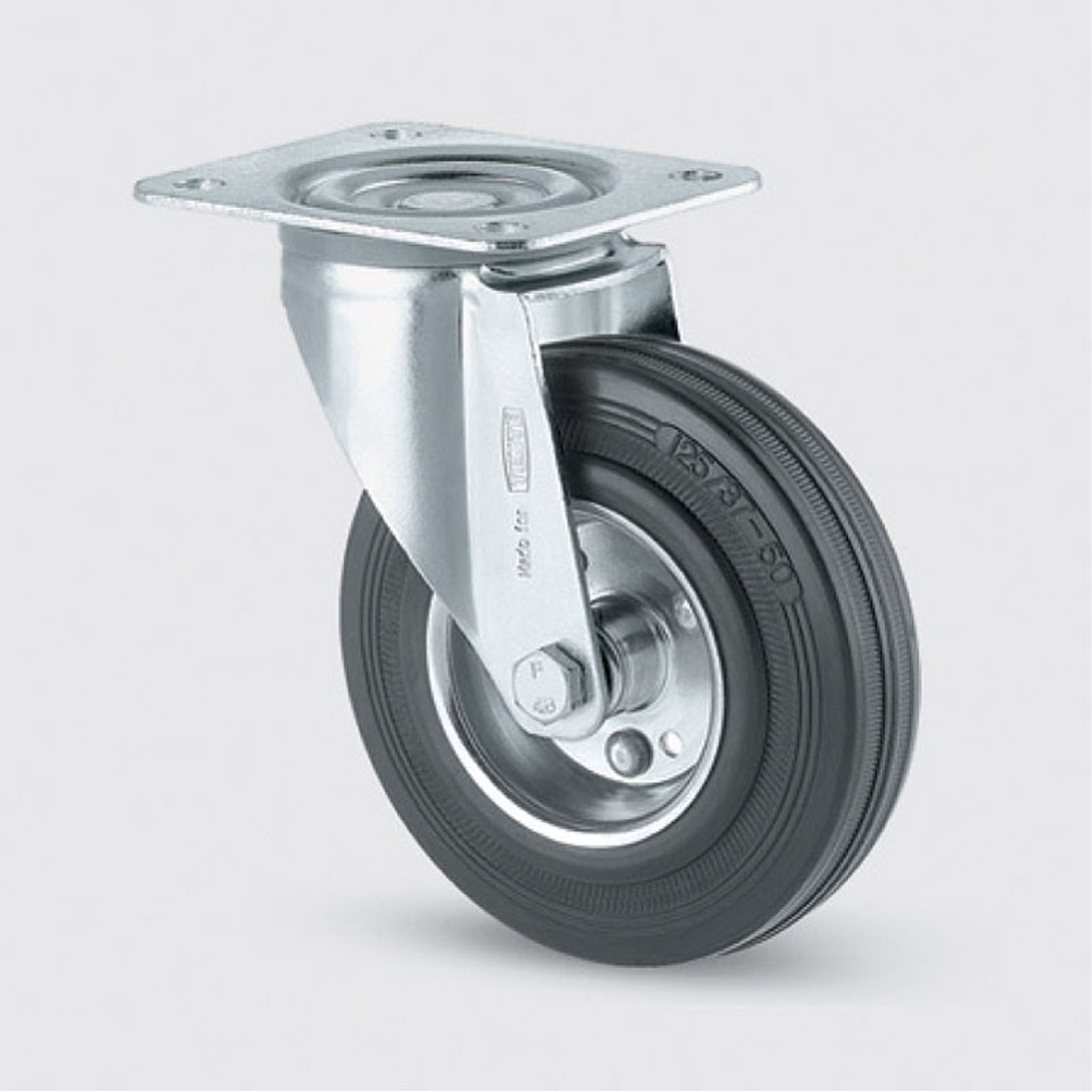 Transportní kolečko TENTE 125 mm, otočné, černá guma