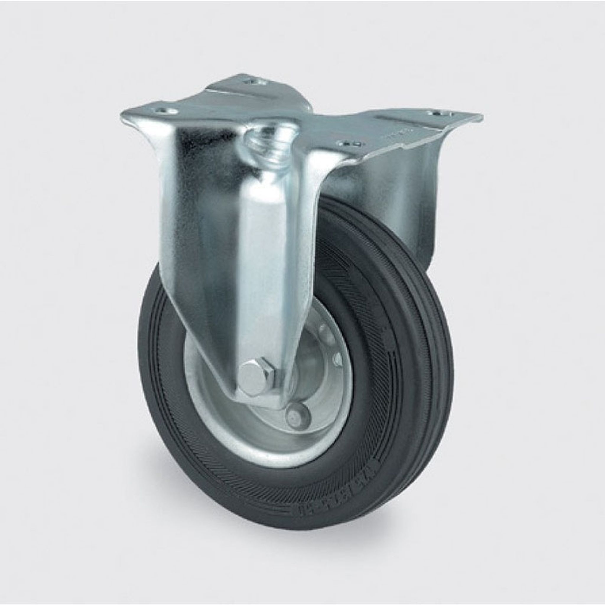 Transportní kolečko TENTE 160 mm, kovový disk, černá guma