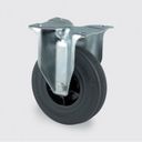 Transportrolle TENTE 100 mm, schwarzer Gummi