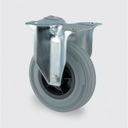 Transportrolle TENTE 80 mm, grauer Gummi
