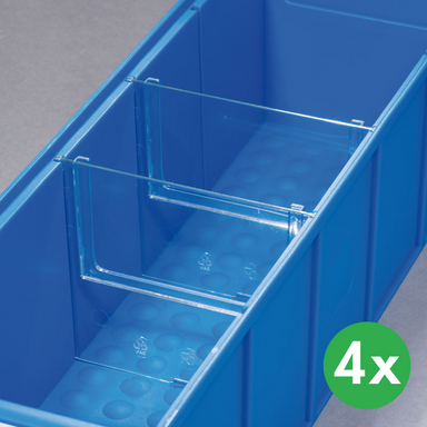 Trennwände für Regalkästen ShelfBox, 85 mm, 4 Stk.