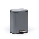 Tretabfalleimer 13 l, lackiert, grau Tretabfalleimer 13 l, lackiert, grau