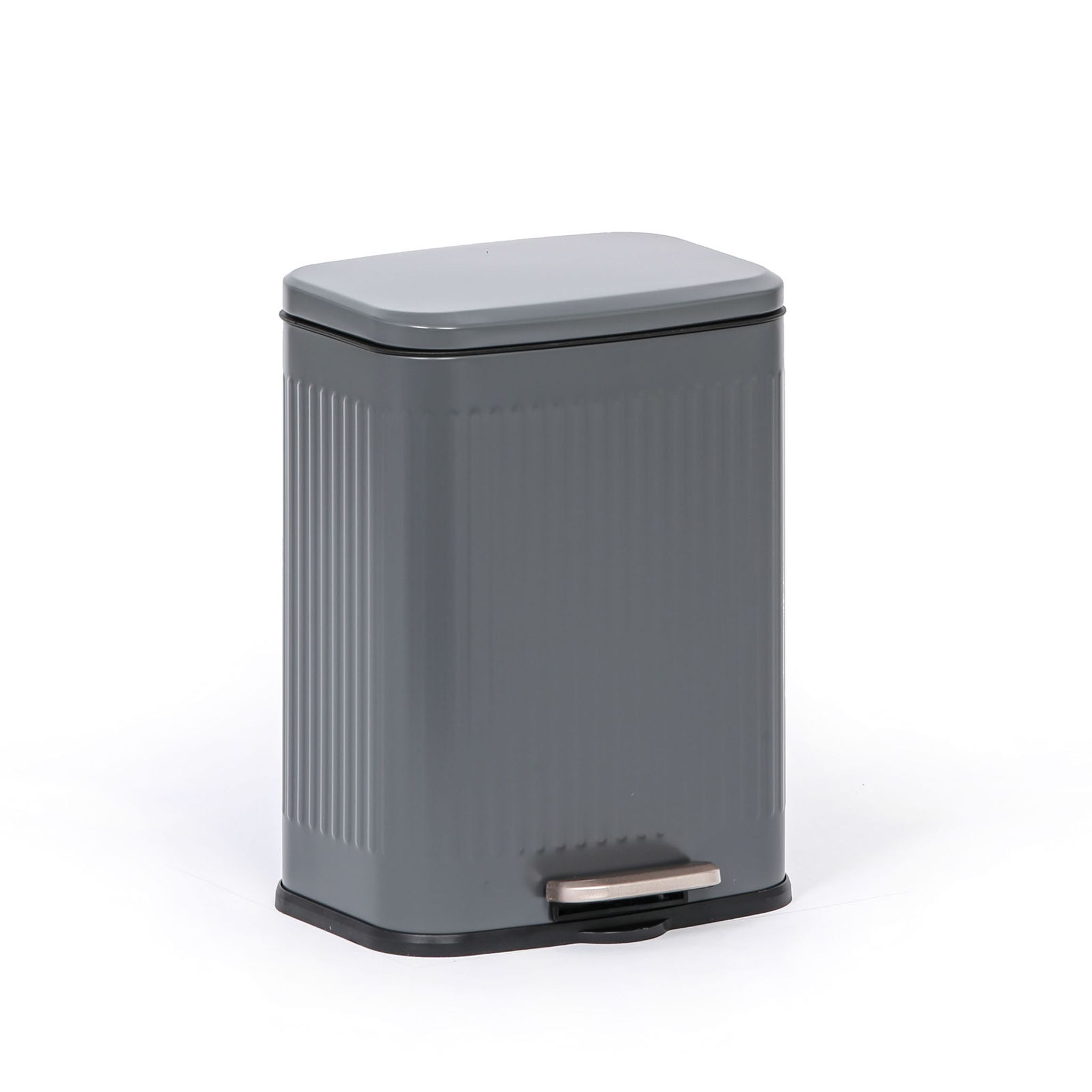Tretabfalleimer 13 l, lackiert, grau Tretabfalleimer 13 l, lackiert, grau