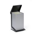 Treteimer Industriell innenbereich, 50 l, grau