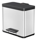 Treteimer Trento öko 3x 9 l, Edelstahl