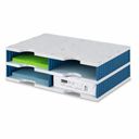 Triediace moduly, 4 priehradky, modrá