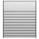 Türschild für Namensschilder aus Papier, 187 x 218 mm, 1+10 Zeilen