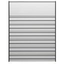 Türschild für Namensschilder aus Papier, 187 x 218 mm, 1+12 Zeilen