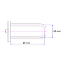 U-Halter - Auge - Werkzeughalter für EUROPERFO-Platten