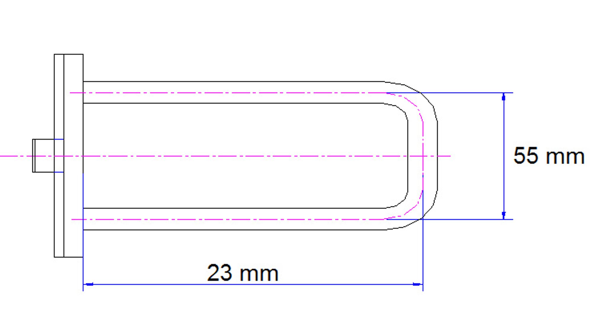 U-Halter - Auge - Werkzeughalter für EUROPERFO-Platten