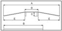 Übergangsbrücke aus Aluminium