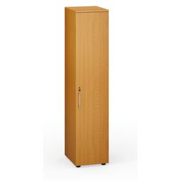 Úzka kancelárska skriňa PRIMO 2023, 400 x 420 x 1781 mm, čerešňa
