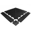 Variabilné ohybné protiúnavové dlaždice, 0,3 x 0,3 m, 9 ks