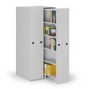 Velkokapacitní regál, 841 x 846 x 2000 mm, šedý