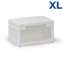 Veľký skladací regálový box XL 62 l, 558x360x310 mm, biely