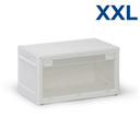 Velký skládací regálový box XXL 94 l, 660x400x358 mm, bílý