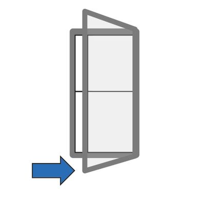Venkovní vitrína magnetická, jednokřídlá, 550 x 400 mm