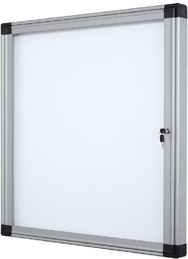 Venkovní vitrína s magnetickou popisovatelnou tabulí, 781 x 1042 mm