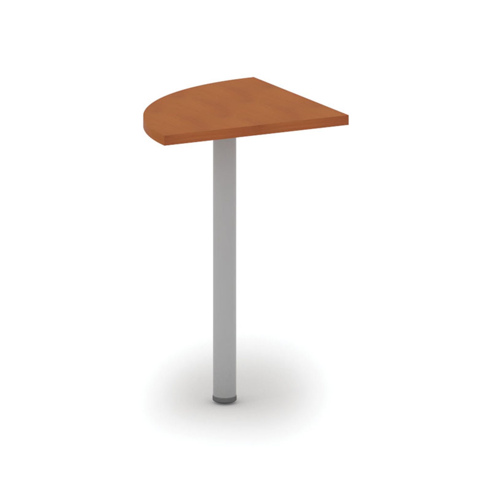 Verbindungstisch MIRELLI, 800 x 800 x 750 mm, weiß / Eiche sonoma