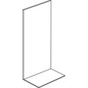 Verkaufsregal einseitig, volle Wände, 1600 x 1000 x 450 mm, Anbauregal, Anthrazit