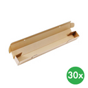 Versandhülse mit Verschlusslasche, 500 x 100 x 100 mm, 30 stk