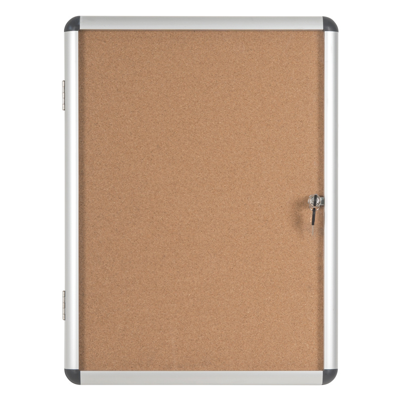 Fotografia produktu: Vnútorná korková informačná vitrína, 500 x 674 mm