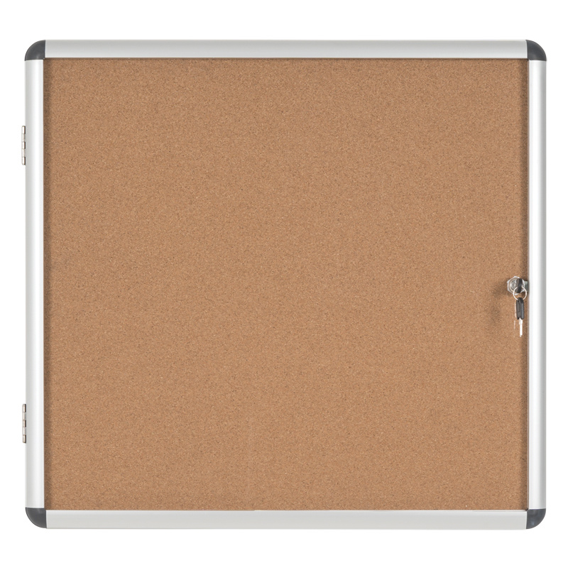 Fotografia produktu: Vnútorná korková informačná vitrína, 720 x 674 mm