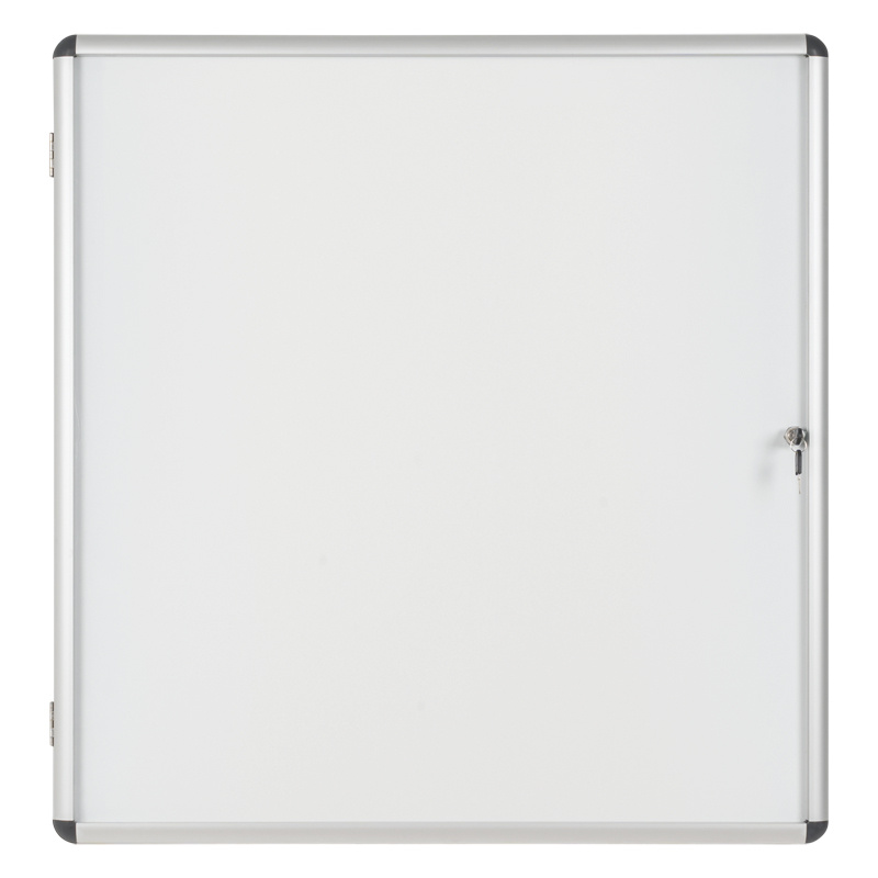 Fotografia produktu: Vnútorná vitrína s bielym magnetickým povrchom, 1160 x 1288 mm
