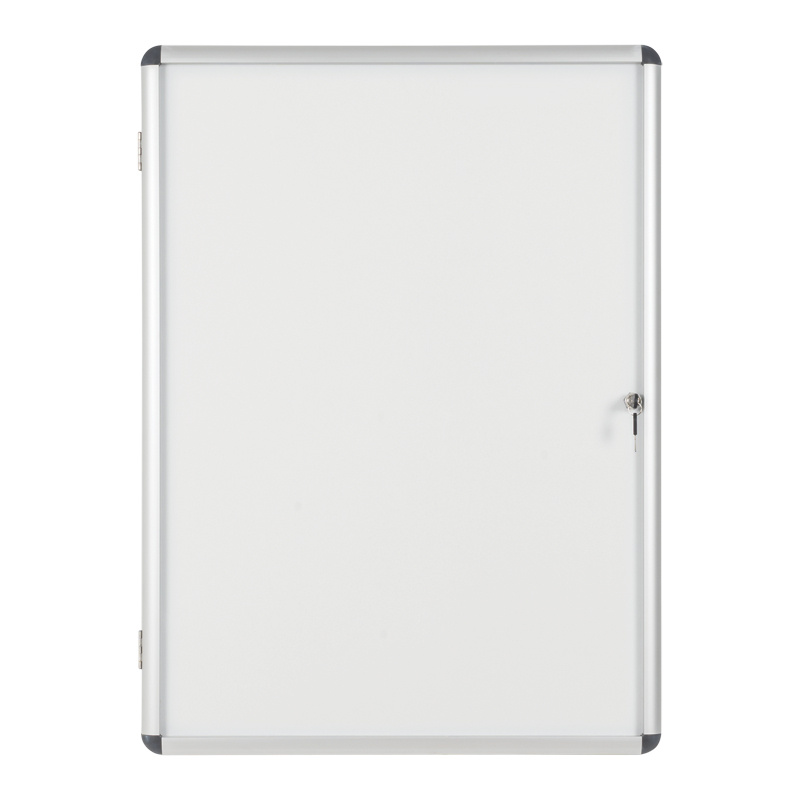 Fotografia produktu: Vnútorná vitrína s bielym magnetickým povrchom, 720 x 980 mm