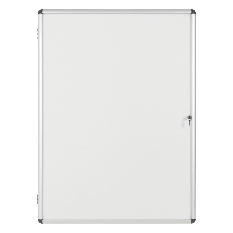 Fotografia produktu: Vnútorná vitrína s bielym magnetickým povrchom, 940 x 1288 mm