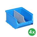 Vnútorné deliče pre plastové boxy PLUS 2B, 4 ks