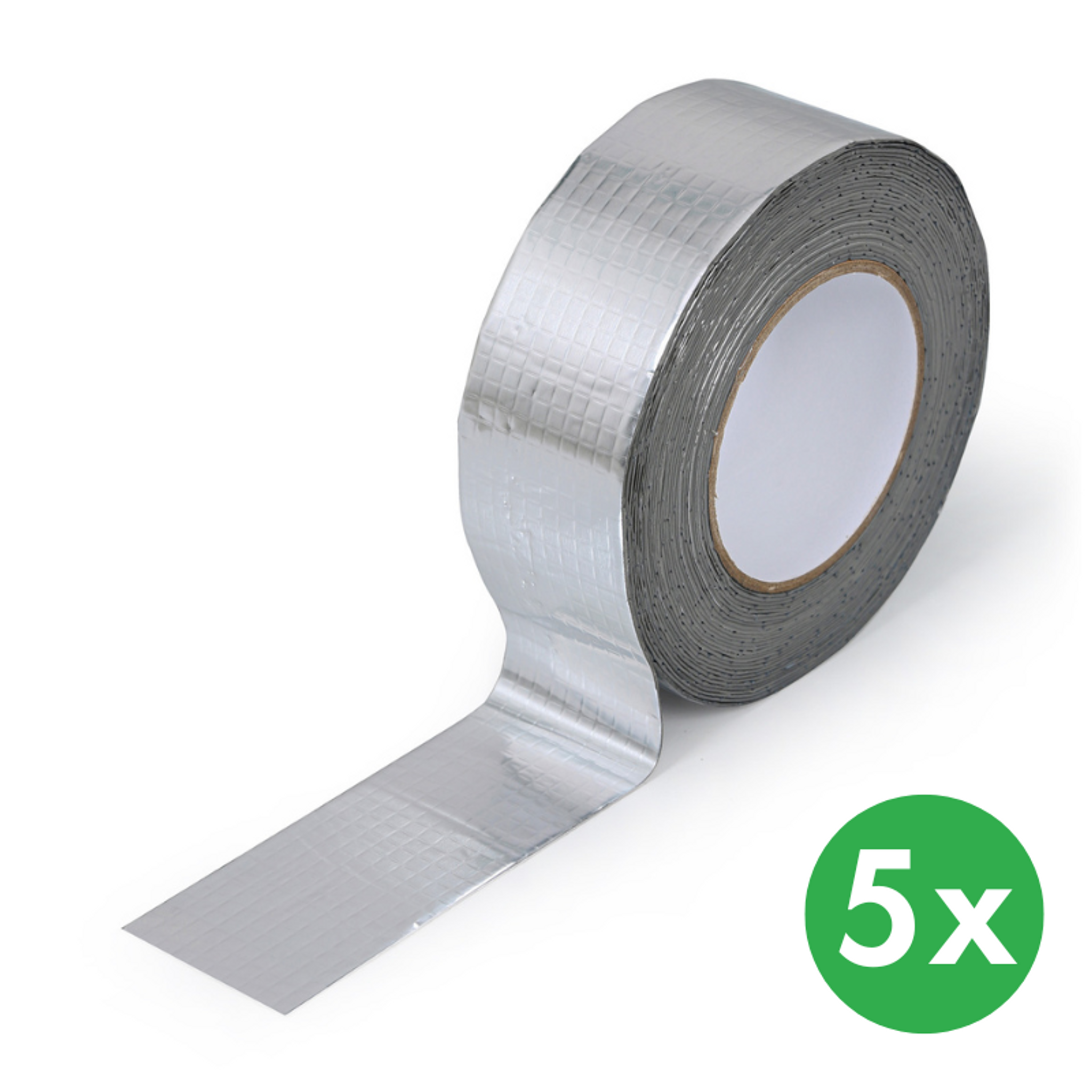 Vodotesná butylová páska z hliníkovej fólie 50 mm x 10 m, balenie 5 ks