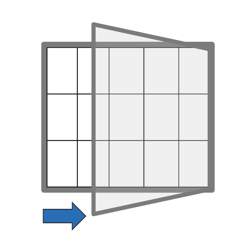 Fotografia produktu: Vonkajšia vitrína magnetická, jednokrídlová, 1150 x 1000 mm