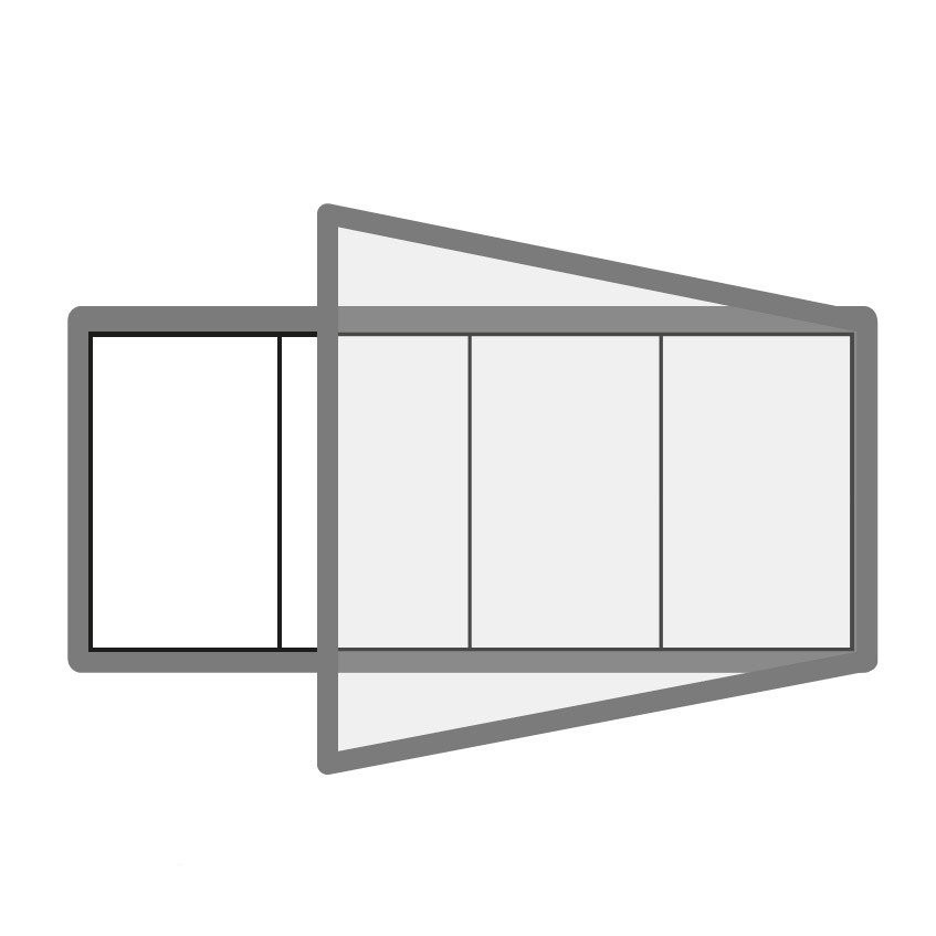Fotografia produktu: Vonkajšia vitrína magnetická, jednokrídlová, 950 x 400 mm