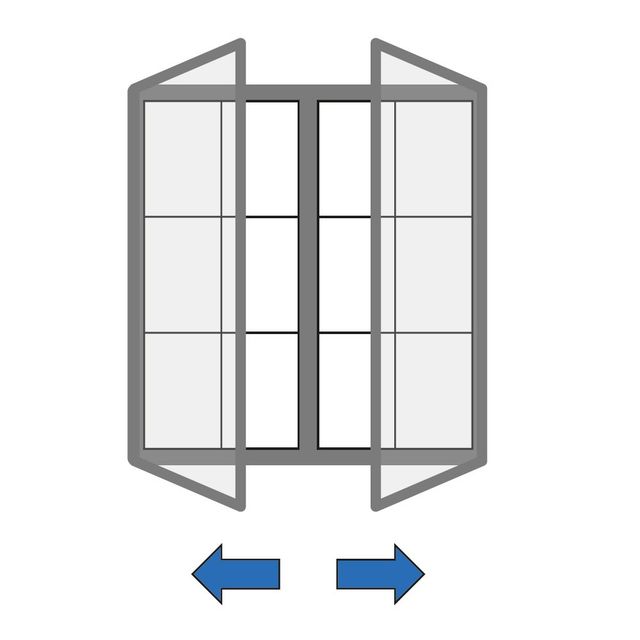 Vonkajšia vitrína magnetická, s dvojkrídlovými dverami, 1040 x 1000 mm