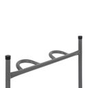 Vozík pro rovné cateringové stoly