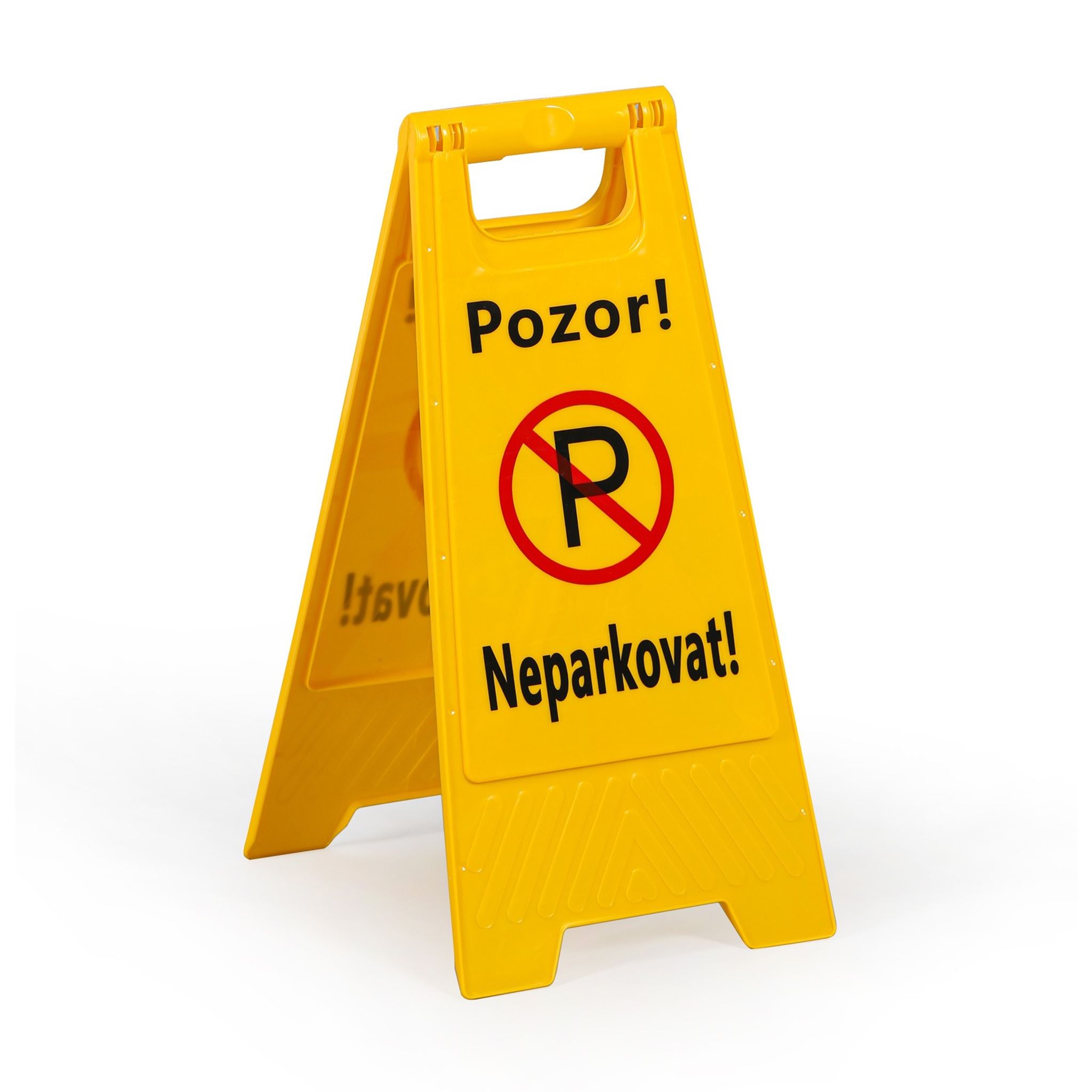 Výstražná cedule NEPARKOVAT