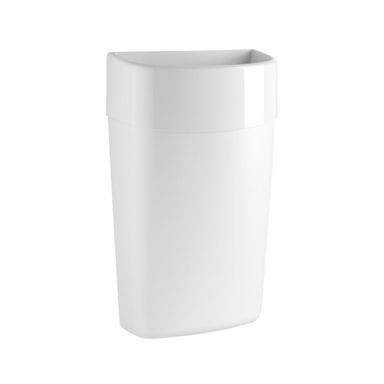Wand-Abfalleimer MERIDA ONE 40 l, offen, weiß