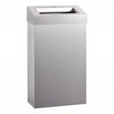 Wand-Abfalleimer STELLA 27 L, offen, Edelstahl matt
