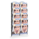 Wand-Plastikhalter für Prospekte - 2x5 A4, grau