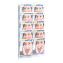 Wand-Plastikhalter für Prospekte - 2x5 A5, weiß